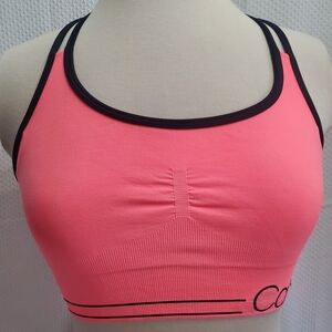 Calvin Klein Performance Pink Sports Bralette with Black Trim